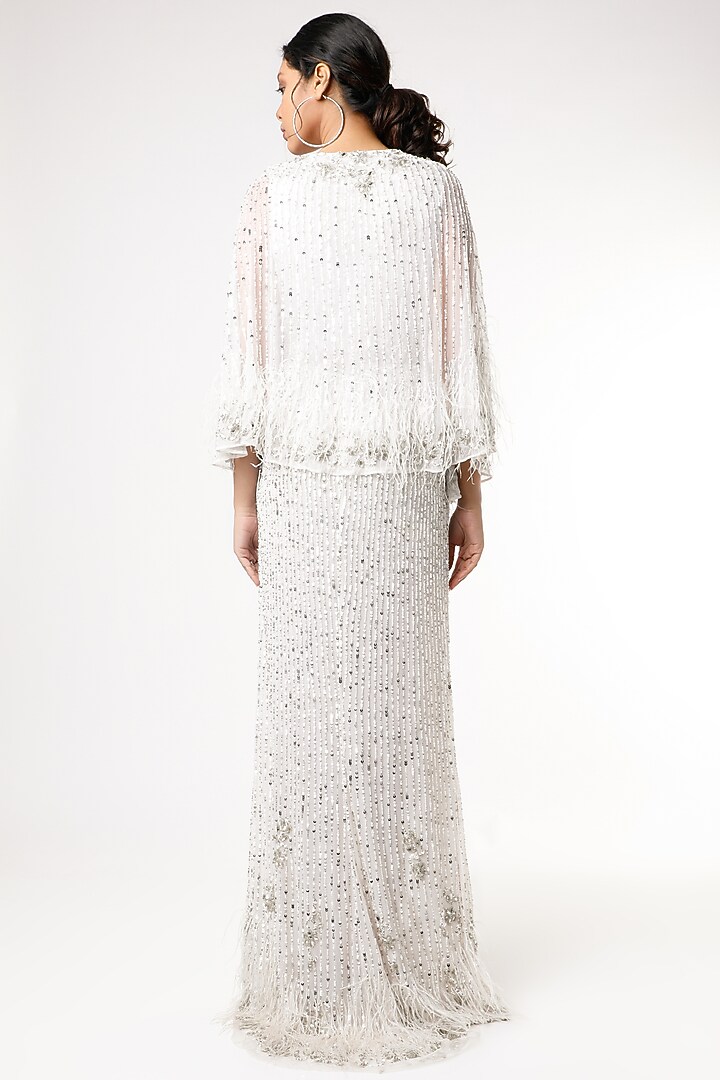 Ivory Sequins Embroidered Engagement Gown by Ambrosia at Pernia's Pop Up Shop
