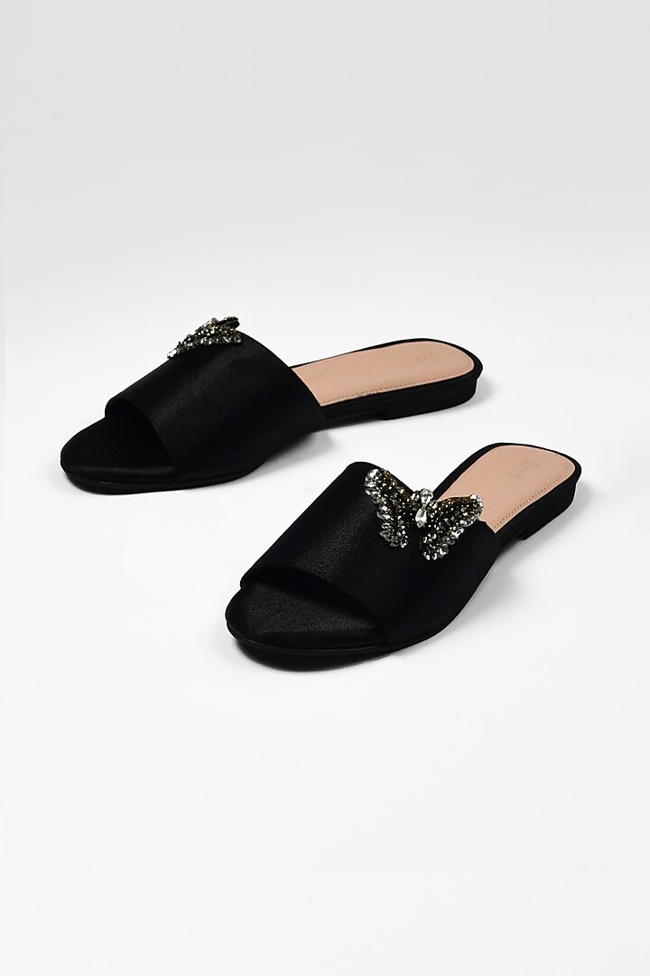 The Abie Flats in Black