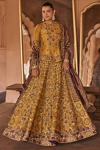Wedding Latest Ghagra Choli Blouse Designs Traditional Long Blouse Design  For Lehenga Shop Lehengas With Long Tops For Women Online From India's