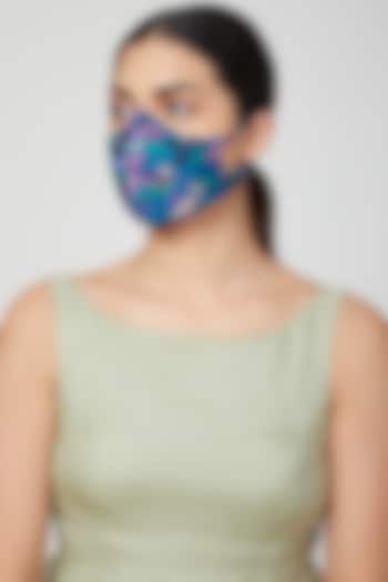 Cobalt Blue Breathable Mask by AMIT GT