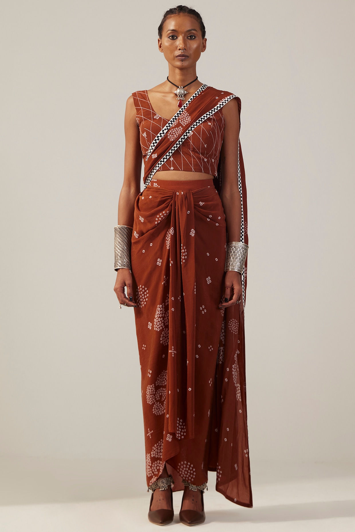 Online Woven Soft Silk Coffee Brown Saree|SARV110680