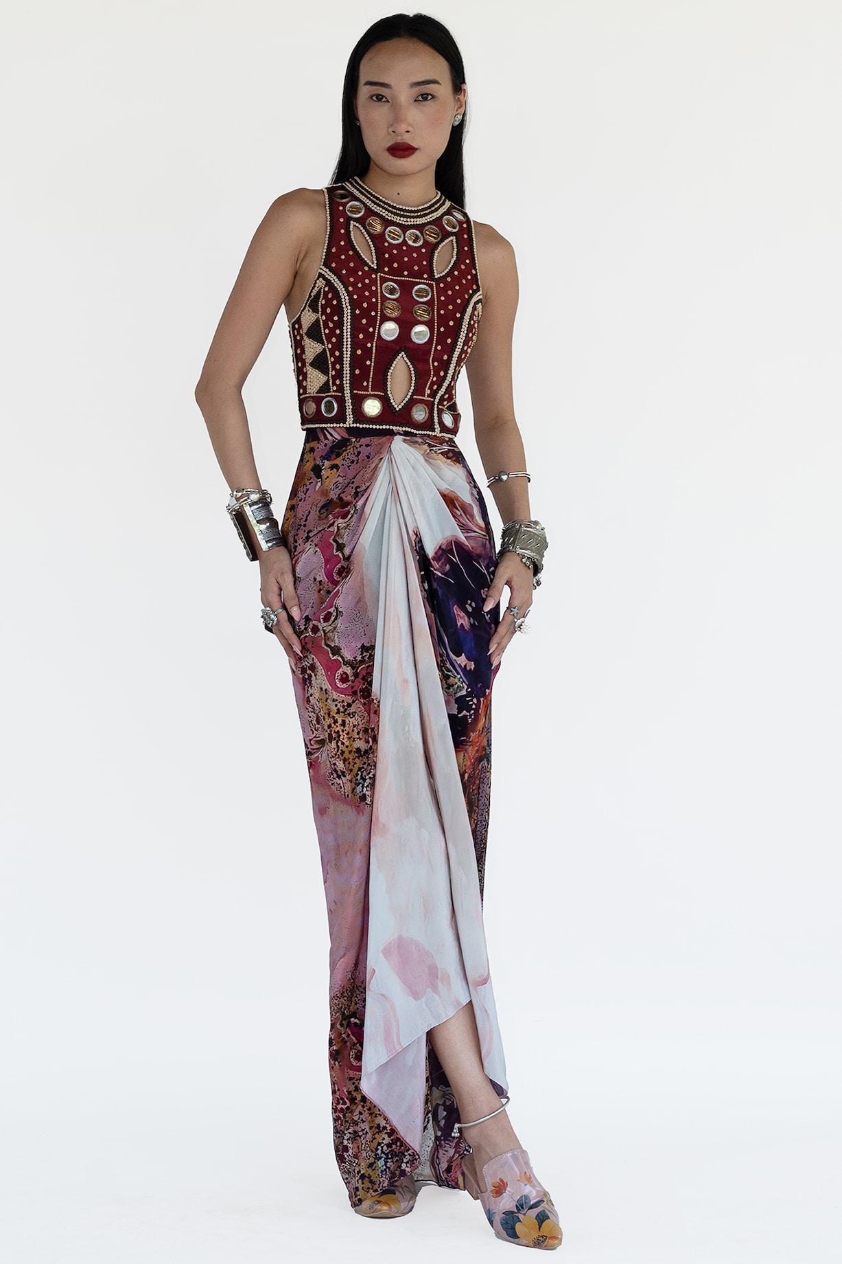 Darma Skirt - Pink Pyramid