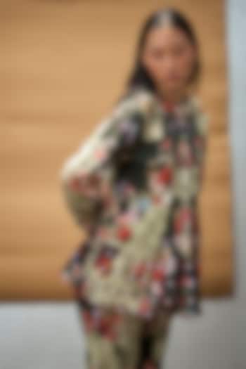 Green Cotton Top by AMKA INDIA at Pernia's Pop Up Shop