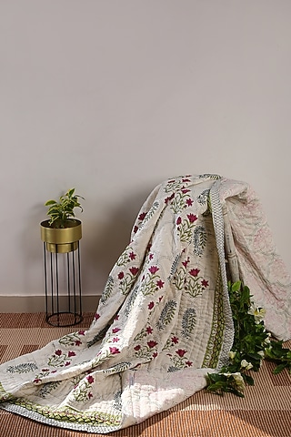Multi-Colored Eco Friendly Cotton Duck Dohar by Amoliconcepts