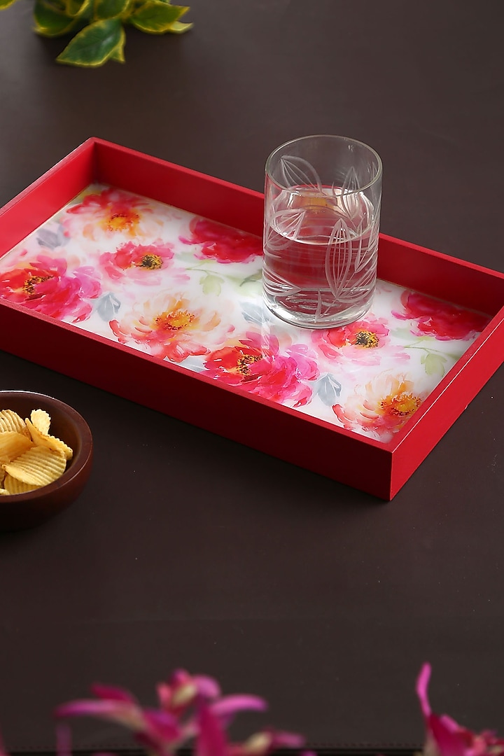 Multi-Colored MDF Tray by Amoliconcepts