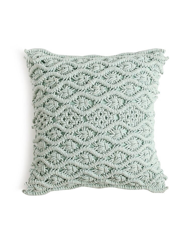 Aqua Green Cotton Cushion Cover by Amoliconcepts at Pernia's Pop Up Shop