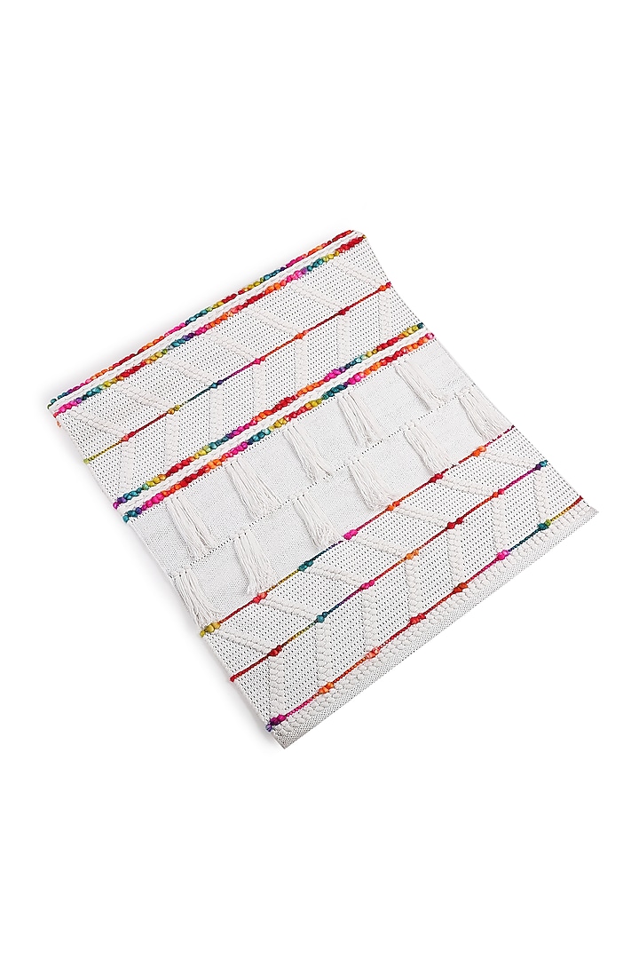 Multi-Colored Handwoven Pit Loom Rug by Amoliconcepts at Pernia's Pop Up Shop