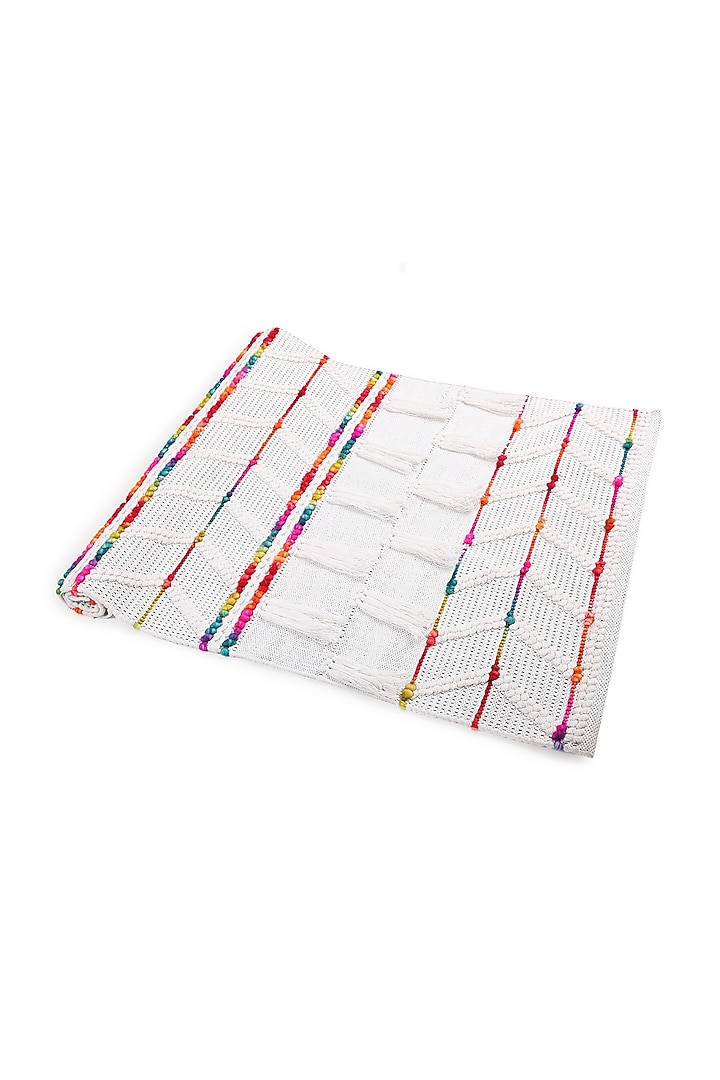 Multi-Colored Handwoven Pit Loom Rug by Amoliconcepts at Pernia's Pop Up Shop