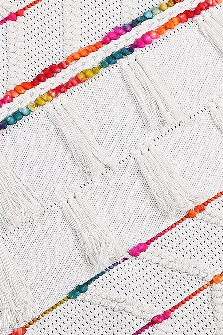 Multi-Colored Handwoven Pit Loom Rug by Amoliconcepts at Pernia's Pop Up Shop