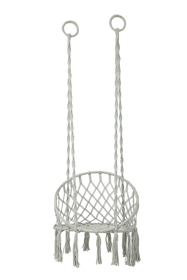 Green Cotton Macrame Hanging by Amoliconcepts at Pernia's Pop Up Shop