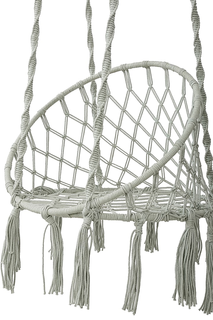 Green Cotton Macrame Hanging by Amoliconcepts at Pernia's Pop Up Shop