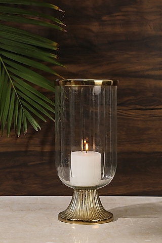 Golden Glass & Aluminium Hurricane by Amoliconcepts