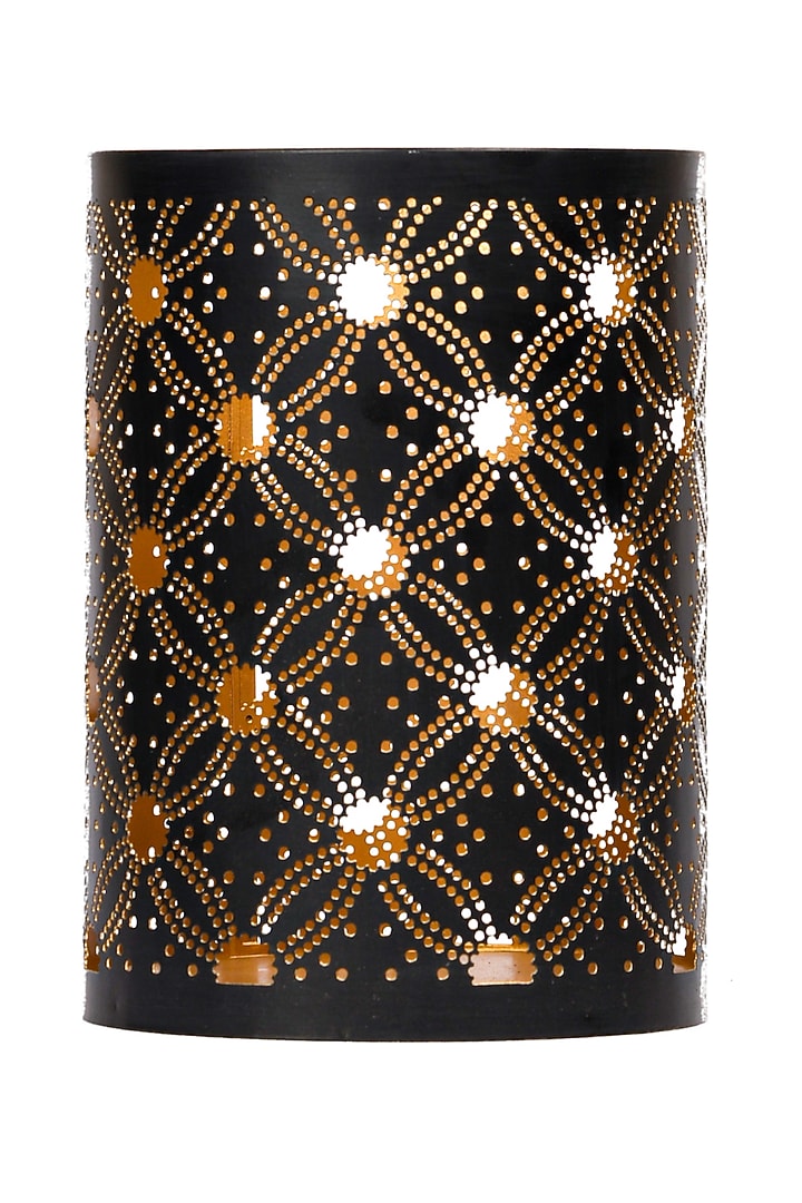 Black Iron Painted Lanterns (Set of 3 ) by Amoliconcepts at Pernia's Pop Up Shop