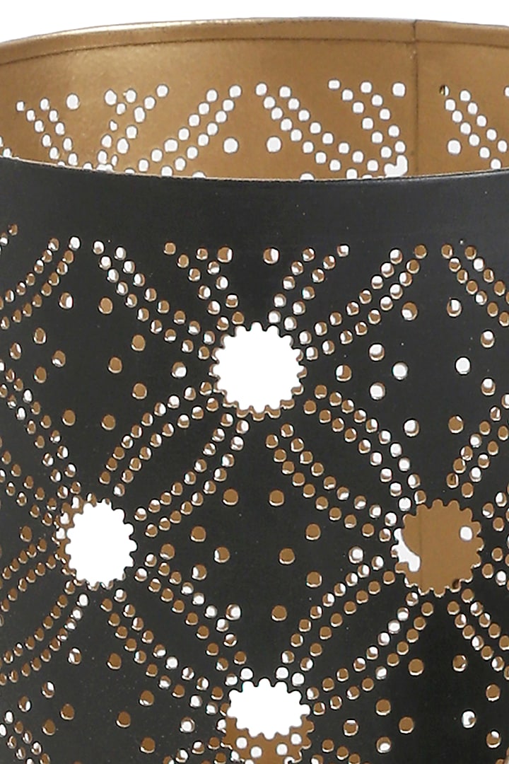 Black Iron Painted Lanterns (Set of 3 ) by Amoliconcepts at Pernia's Pop Up Shop