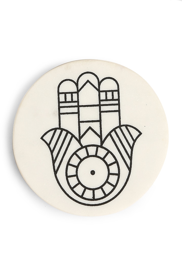 White & Black Marble Coasters Set by Amoliconcepts at Pernia's Pop Up Shop