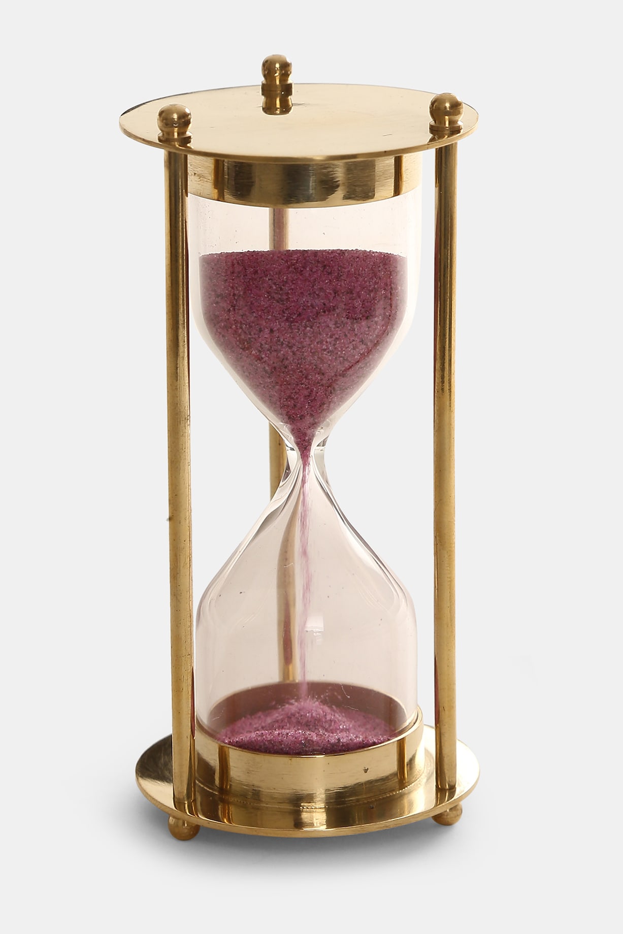 Gold & Purple Glass Sand Clock Design by Amoliconcepts at Pernia's Pop Up  Shop 2024