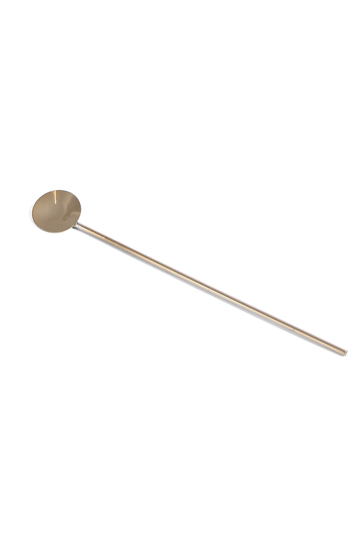 Brass & Silver Tone Stainless Steel Bar Tool (Set of 5) by Amoliconcepts at Pernia's Pop Up Shop