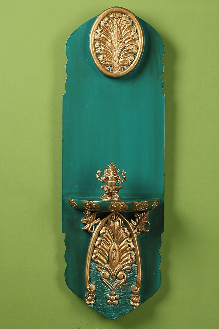 White Wood Handcrafted Wall Shelf by Amoliconcepts at Pernia's Pop Up Shop