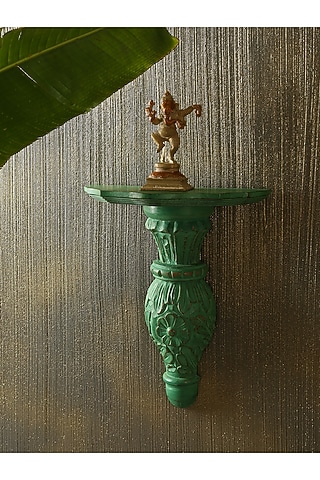 Green Wood Handcrafted Wall Decor by Amoliconcepts