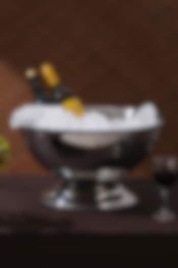 Silver Stainless Steel Ice Bucket by Amoliconcepts at Pernia's Pop Up Shop