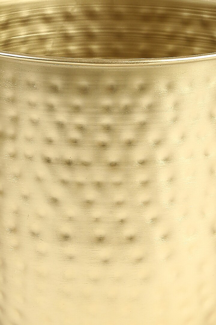 Matte Gold Finished Planter Bucket by Amoliconcepts at Pernia's Pop Up Shop