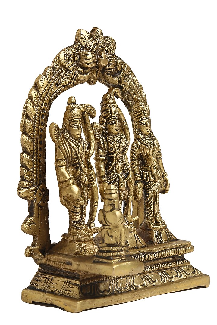Antique Gold Ram Darbar Idol by Amoliconcepts at Pernia's Pop Up Shop