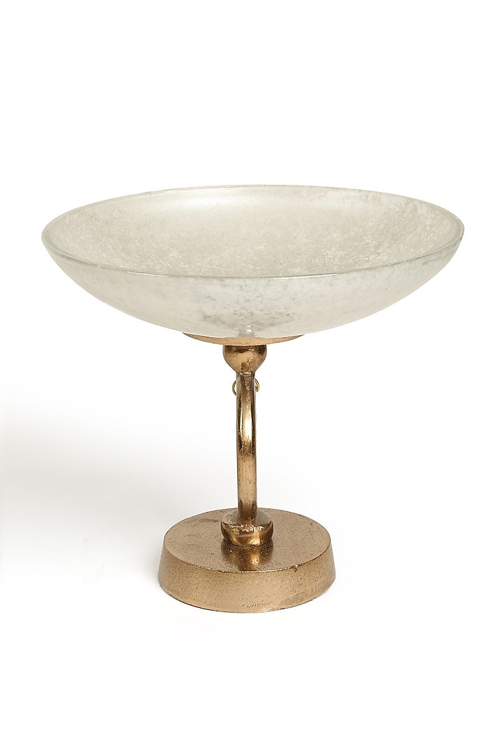 Ivory & Gold Decorative Bowl by Amoliconcepts at Pernia's Pop Up Shop