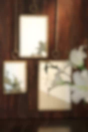 Gold Wall Mirrors (Set of 3) by Amoliconcepts at Pernia's Pop Up Shop