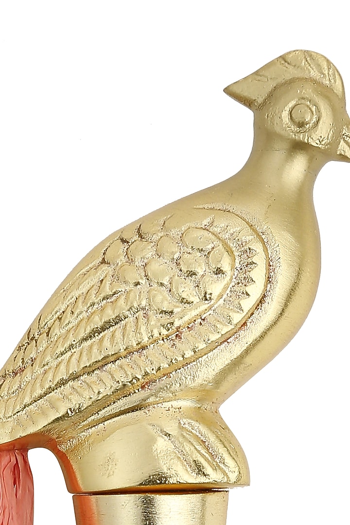 Gold Tone Wine Bottle Stopper In Rooster Design by Amoliconcepts at Pernia's Pop Up Shop