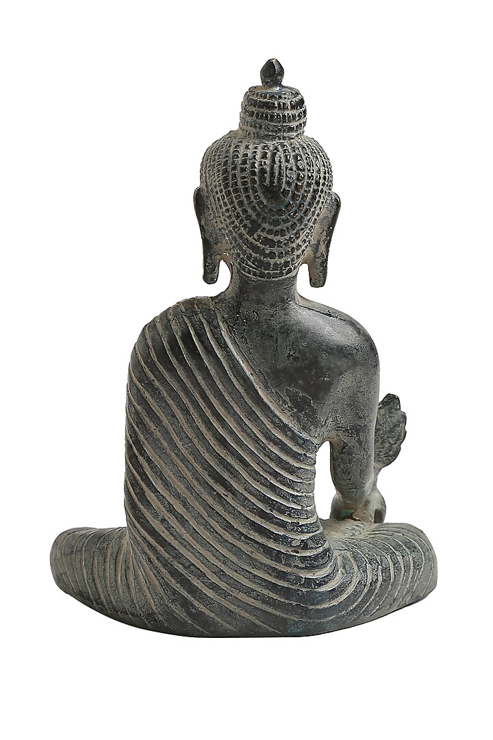 Antique Blue Stone Finish Buddha by Amoliconcepts at Pernia's Pop Up Shop