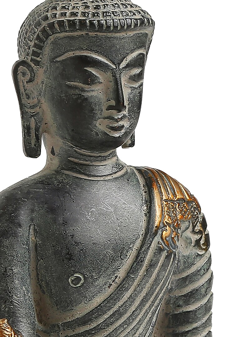 Antique Blue Stone Finish Buddha by Amoliconcepts at Pernia's Pop Up Shop