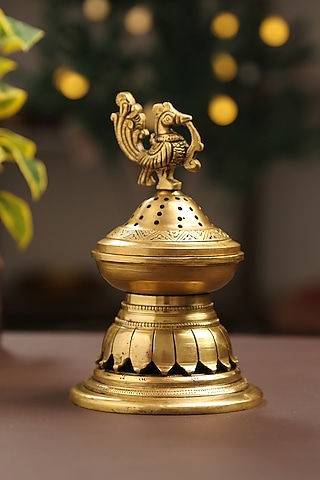 Peacock Design Incense Burner by Amoliconcepts
