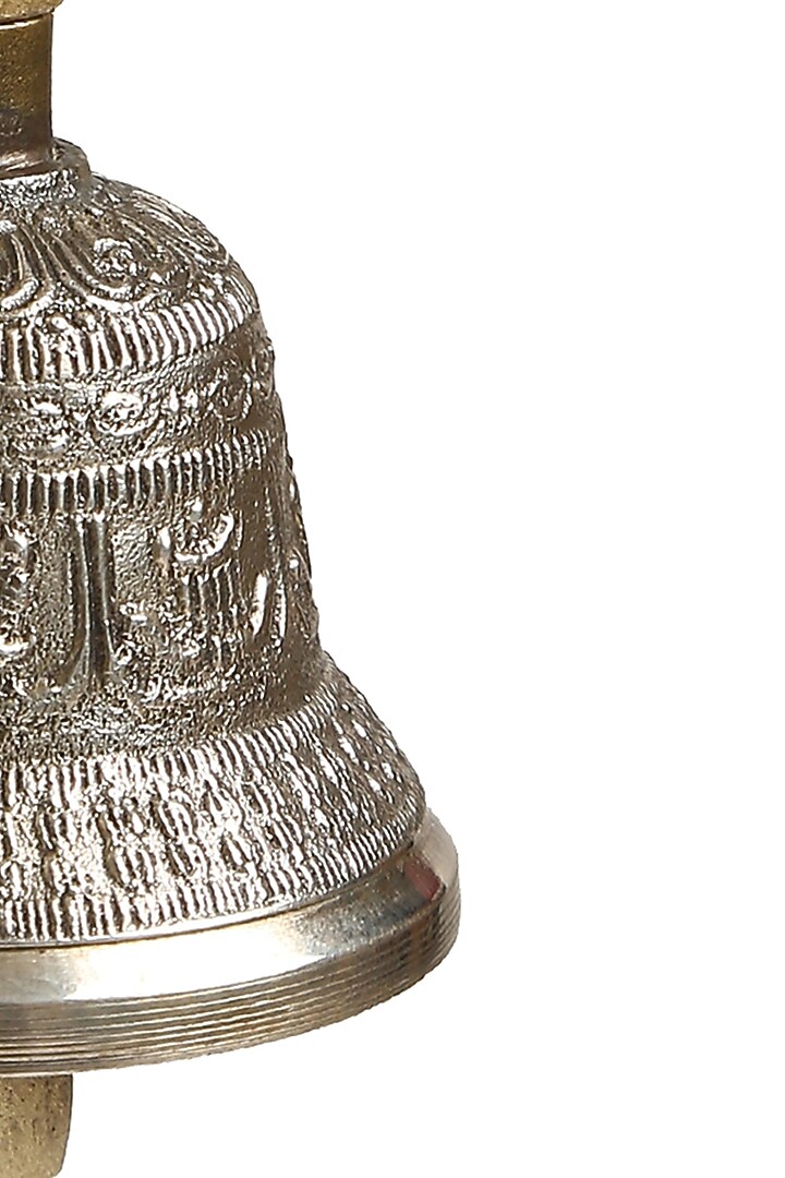 Dorjee Design Hand Bell In Brass by Amoliconcepts at Pernia's Pop Up Shop