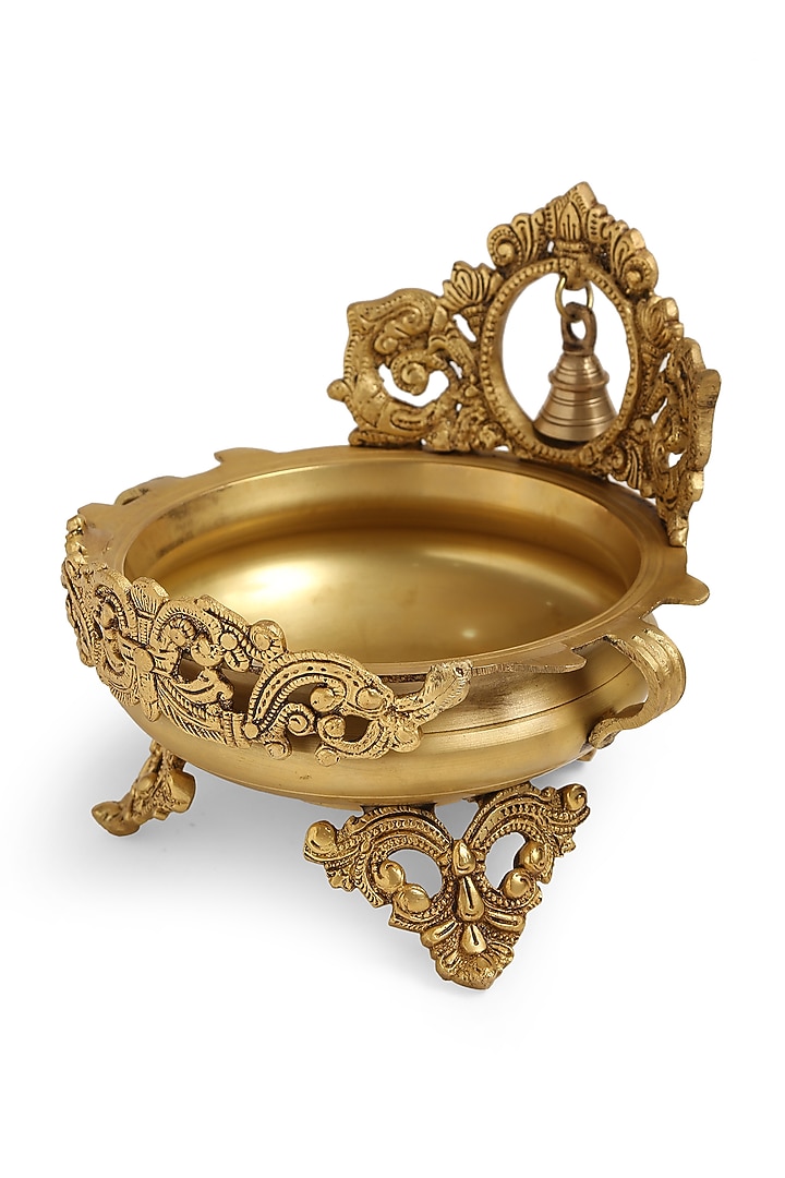 Bell Design Urli In Brass by Amoliconcepts at Pernia's Pop Up Shop