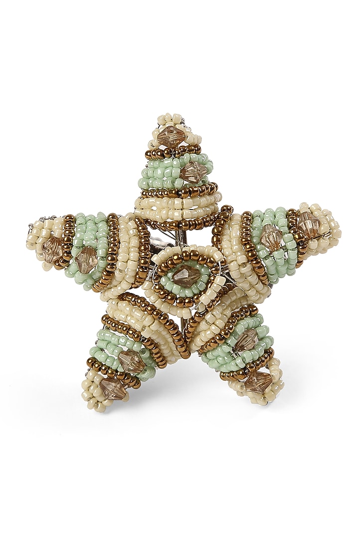 Sealife Beaded Napkin Rings (Set of 4) by Amoliconcepts at Pernia's Pop Up Shop