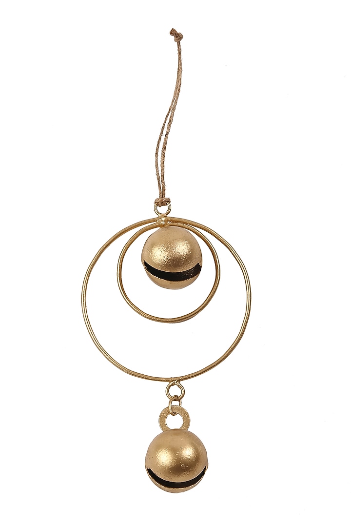 Off-White & Gold Christmas Ornaments (Set of 2) by Amoliconcepts at Pernia's Pop Up Shop