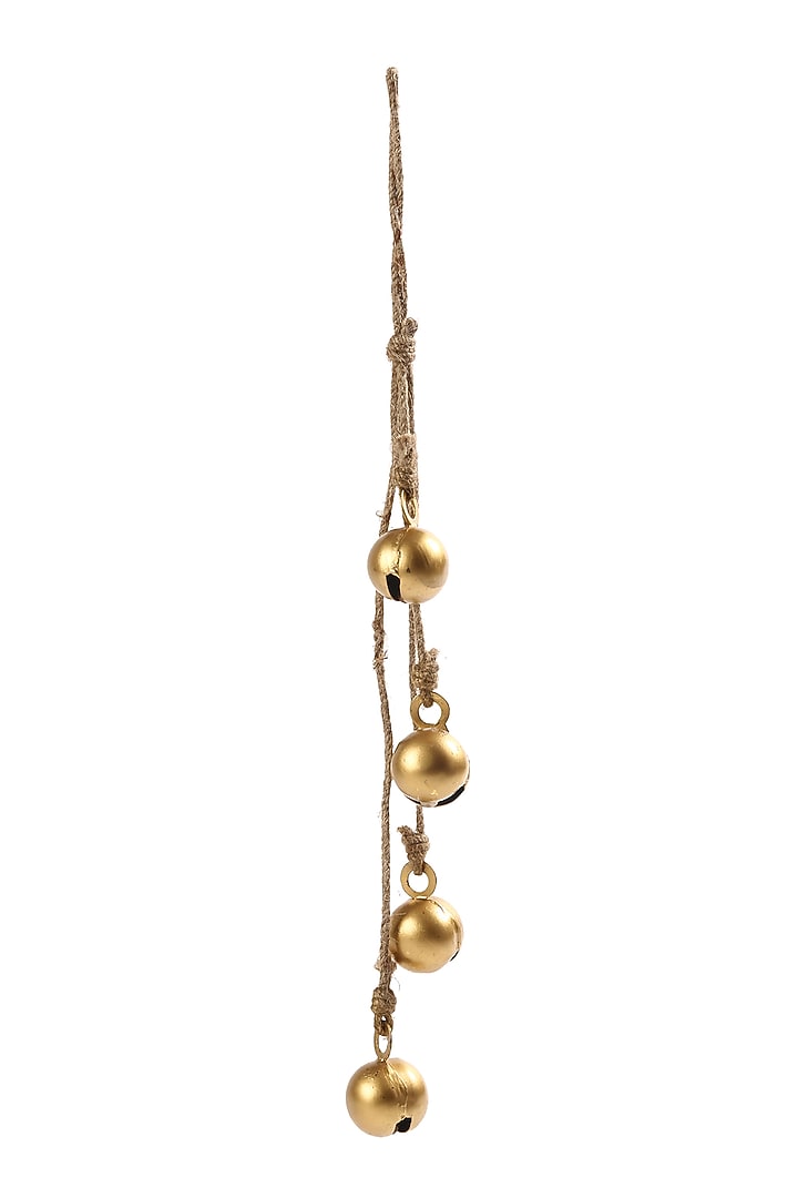 Off-White & Golden Christmas Ornaments (Set of 3) by Amoliconcepts at Pernia's Pop Up Shop