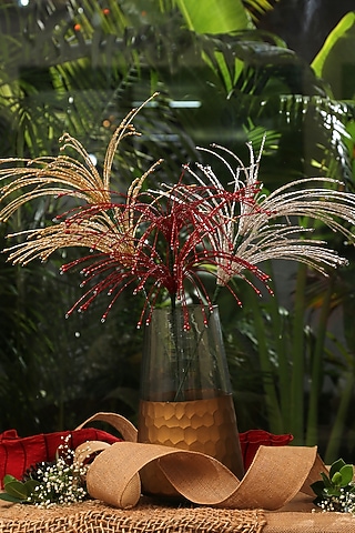 Multi-Coloured Beaded Tree (Set of 3) by Amoliconcepts