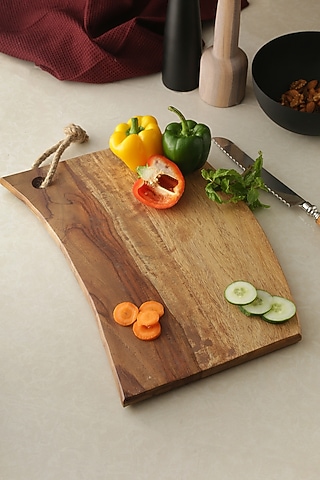 Natural Mango Wood Cheese Board by Amoliconcepts