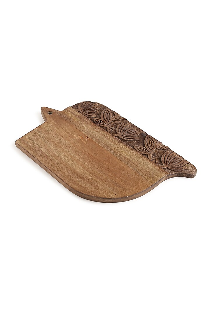 Natural Mango Wood Floral Cheese Board by Amoliconcepts at Pernia's Pop Up Shop