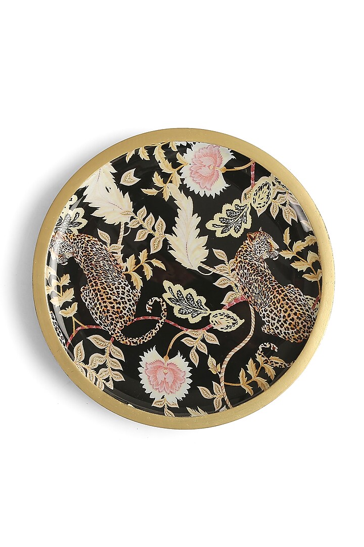 Multi-Colored Mango Wood Snack Serving Platter by Amoliconcepts at Pernia's Pop Up Shop