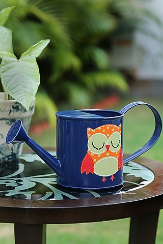 Blue Iron Watering Can by Amoliconcepts