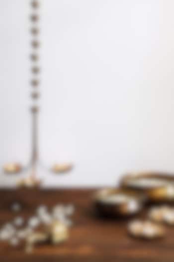 Matte Gold Iron Tealight Holder by Amoliconcepts at Pernia's Pop Up Shop