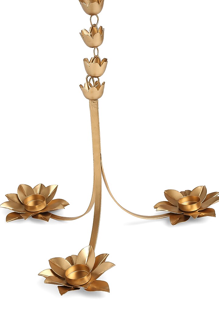 Matte Gold Iron Tealight Holder by Amoliconcepts at Pernia's Pop Up Shop