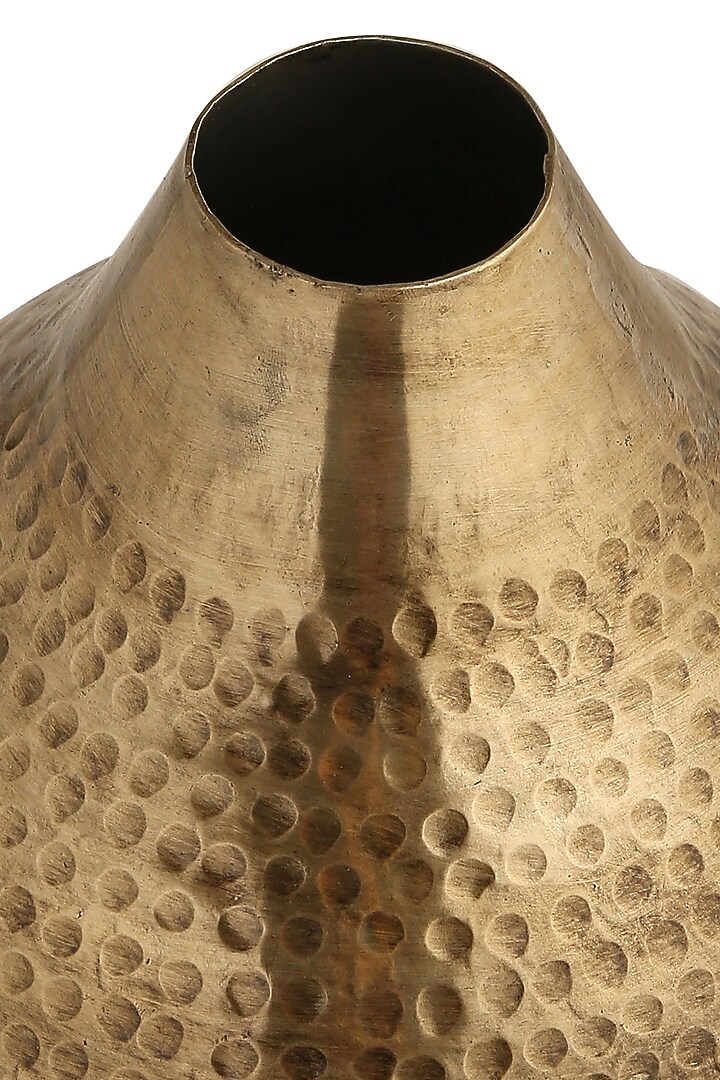 Antique Gold Iron Vase by Amoliconcepts at Pernia's Pop Up Shop