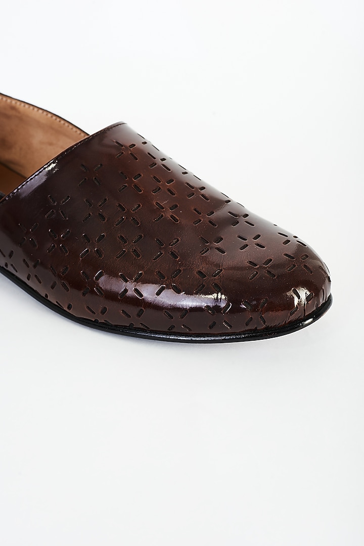 Brown Leather Shoes by ARTIMEN at Pernia's Pop Up Shop