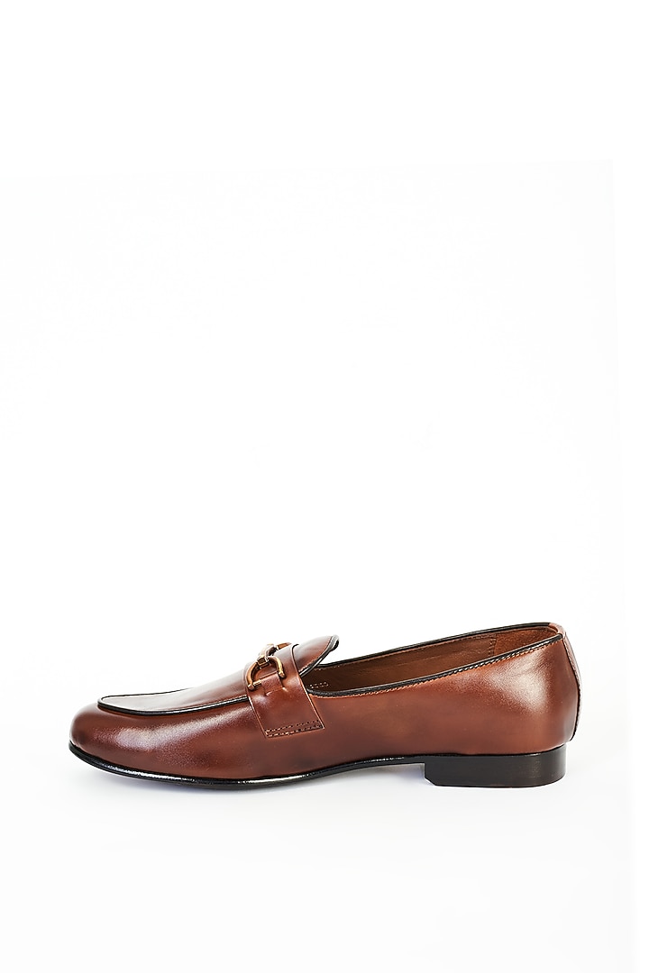 Brown Leather Shoes by ARTIMEN at Pernia's Pop Up Shop
