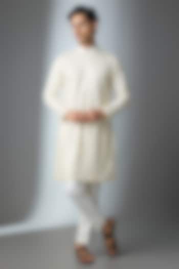 Ivory Silk Kurta by ARTIMEN at Pernia's Pop Up Shop
