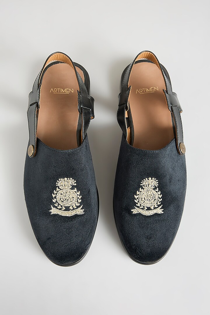 Black Leather Shoes by ARTIMEN at Pernia's Pop Up Shop