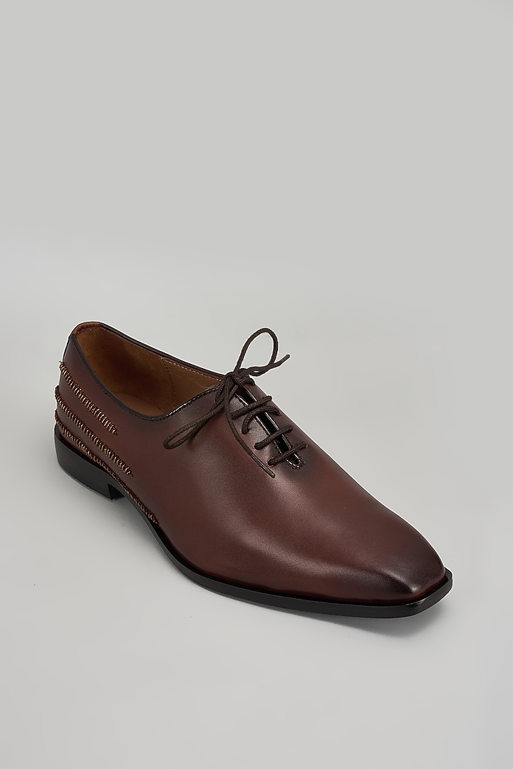 burnt brown dress shoes Leather Oxford by ARTIMEN at Pernia's Pop Up Shop 2026 Size:Custom Size(Add a note to your order) POSD_0 Dresser | Big's Furniture adding a touch of